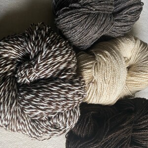 100% Biologische Schurwolle Natürliche Garn Lana Strickwolle, Stricken, Weben,Farben zum Auswahl,200g