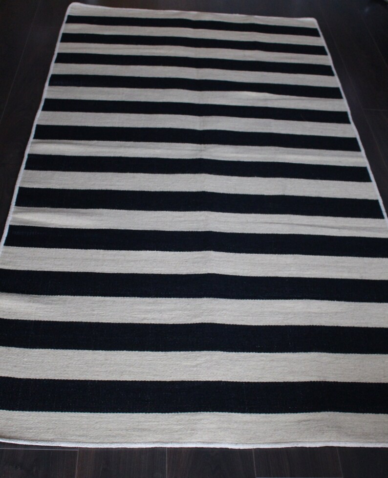 Carpet,Wool Carpet,Kelim 100% Wool Handwoven Rugs 170 x 200 cm image 1