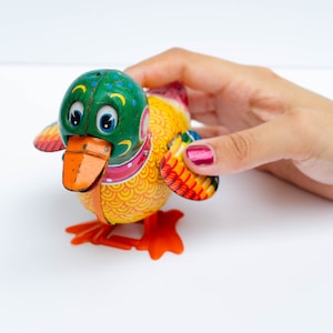 ブリキのおもちゃ アヒル 50年代 DAITO 日本製