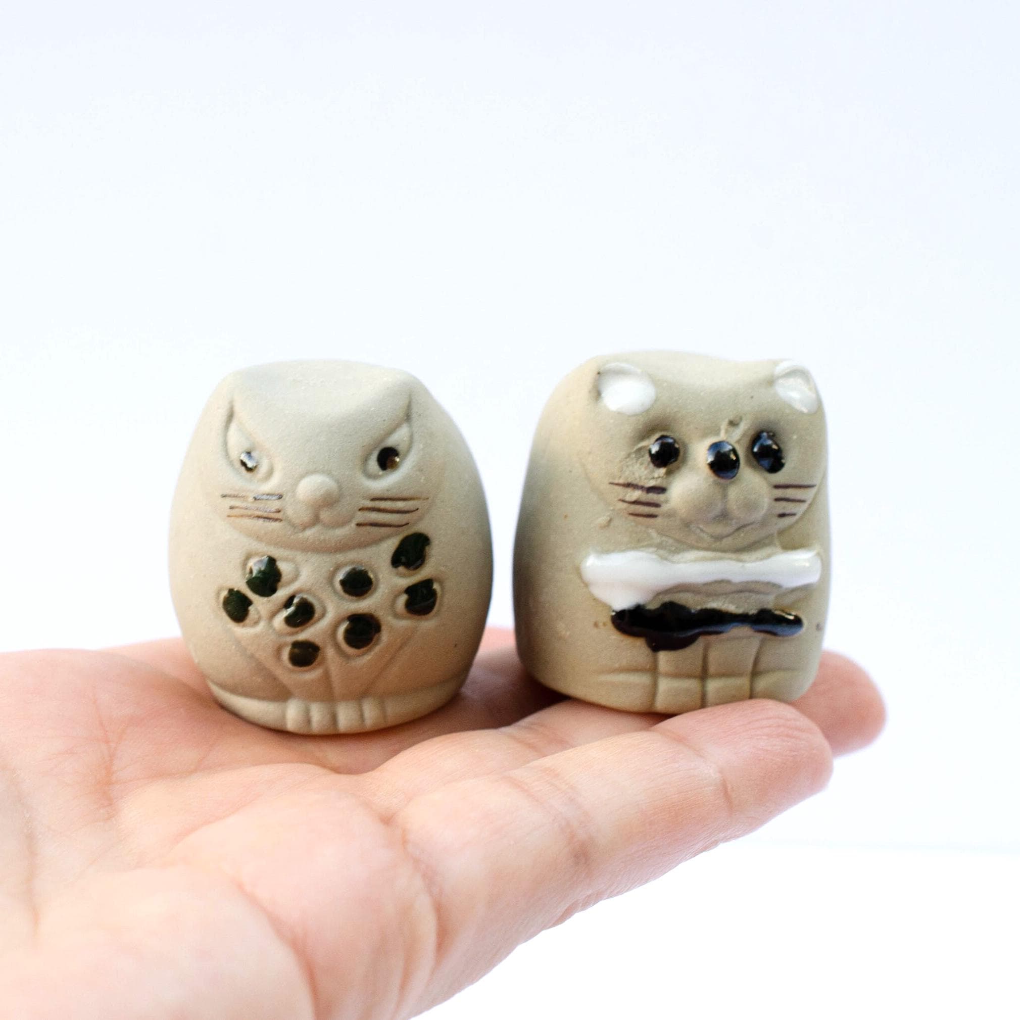 昭和レトロ 陶器 猫 うさぎ 置物 可愛いセット Retro Kawaii 2025年