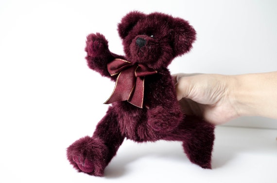 beargundy beanie baby