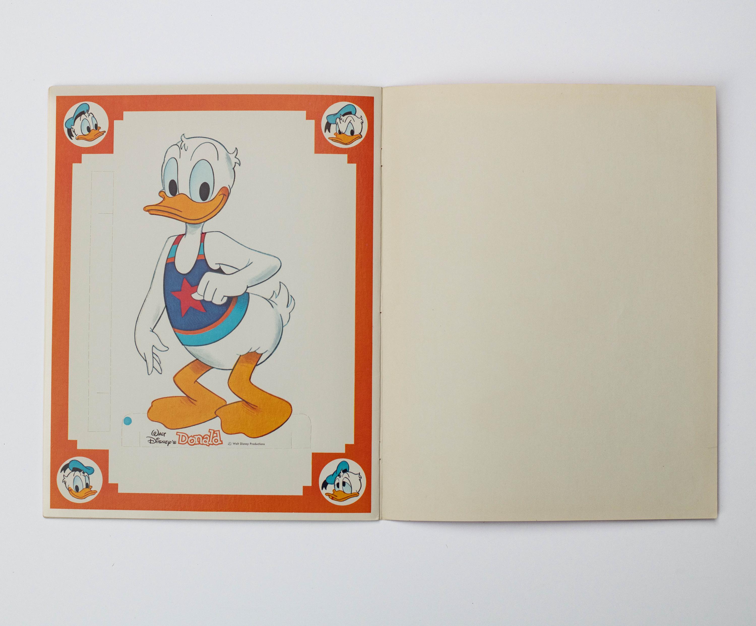 Vintage Daisy and Donald Paper Dolls Book (1986) by Whitman – Walt ...