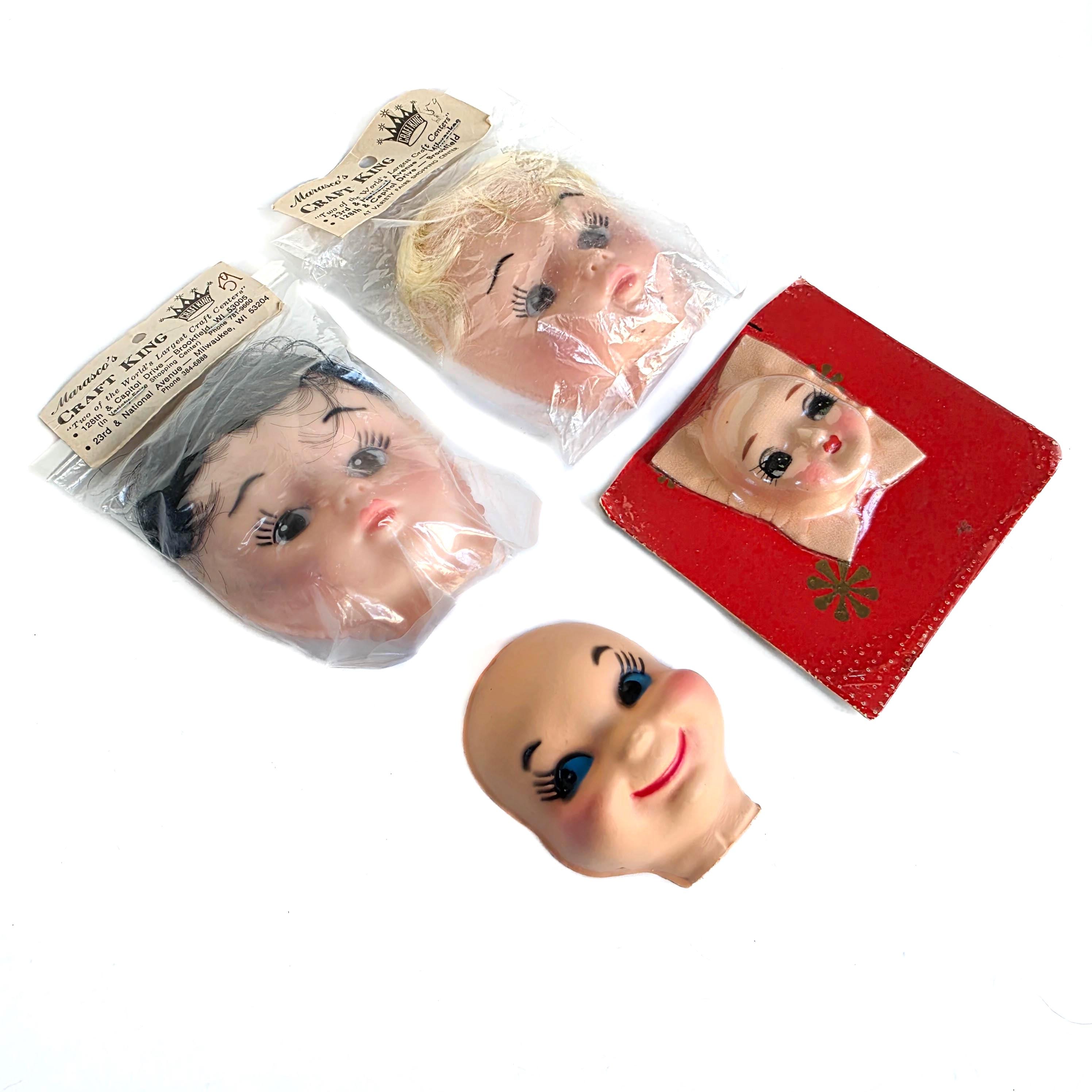 Vintage Rubber Face Doll - Etsy
