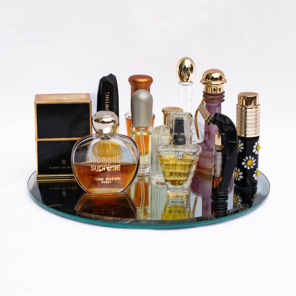 Collection of Vintage Miniature Perfume Bottles and Atomizers, Including Jean Patou, Nina Ricci, Cartier & Chanel, 11 Pieces