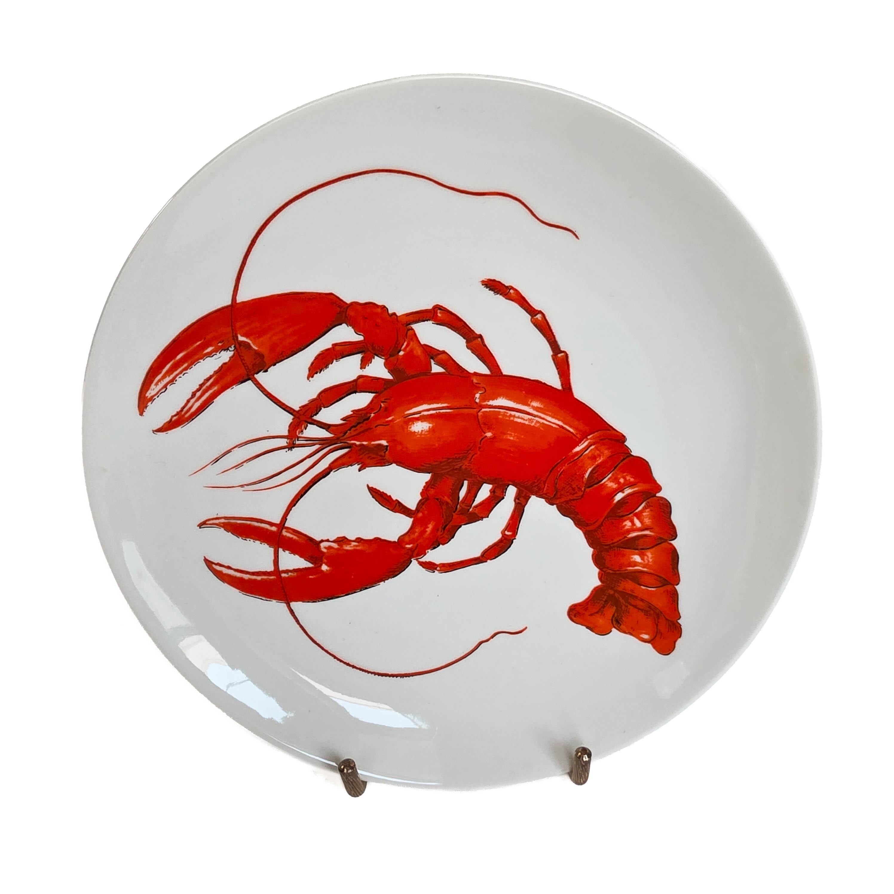 Vintage Porcelain Lobster Plates - Etsy display picture 1