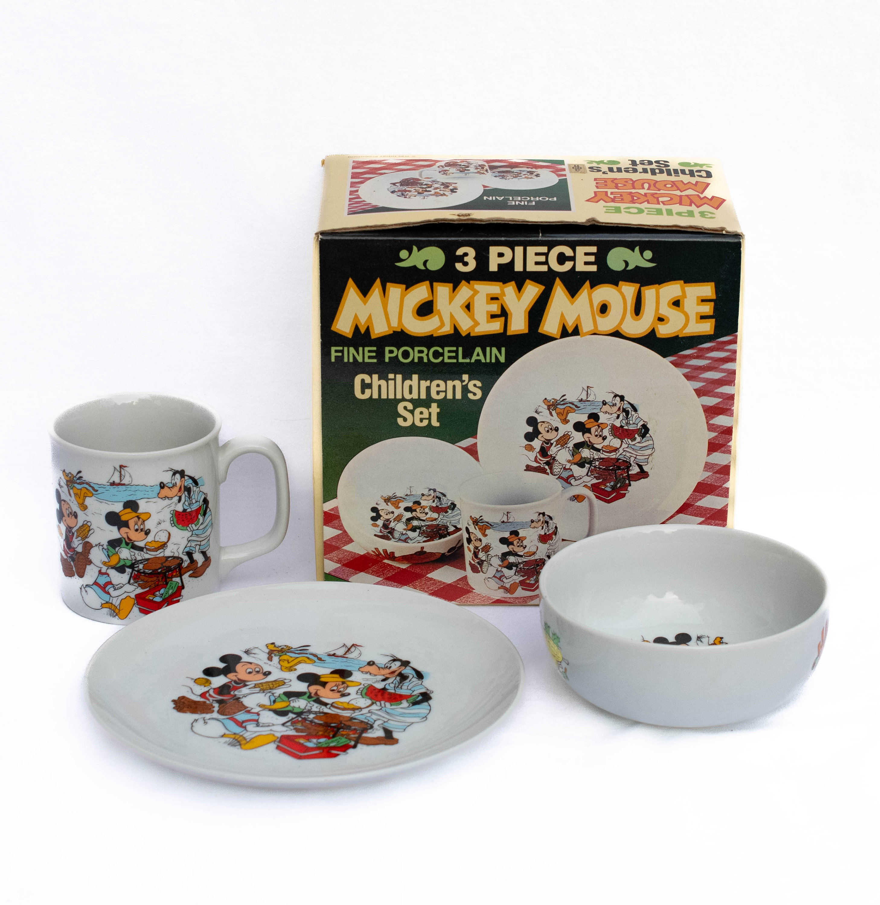 Vajilla Mickey Mouse, Minnie & Friends Porcelana 12 piezas, Para 4 Personas