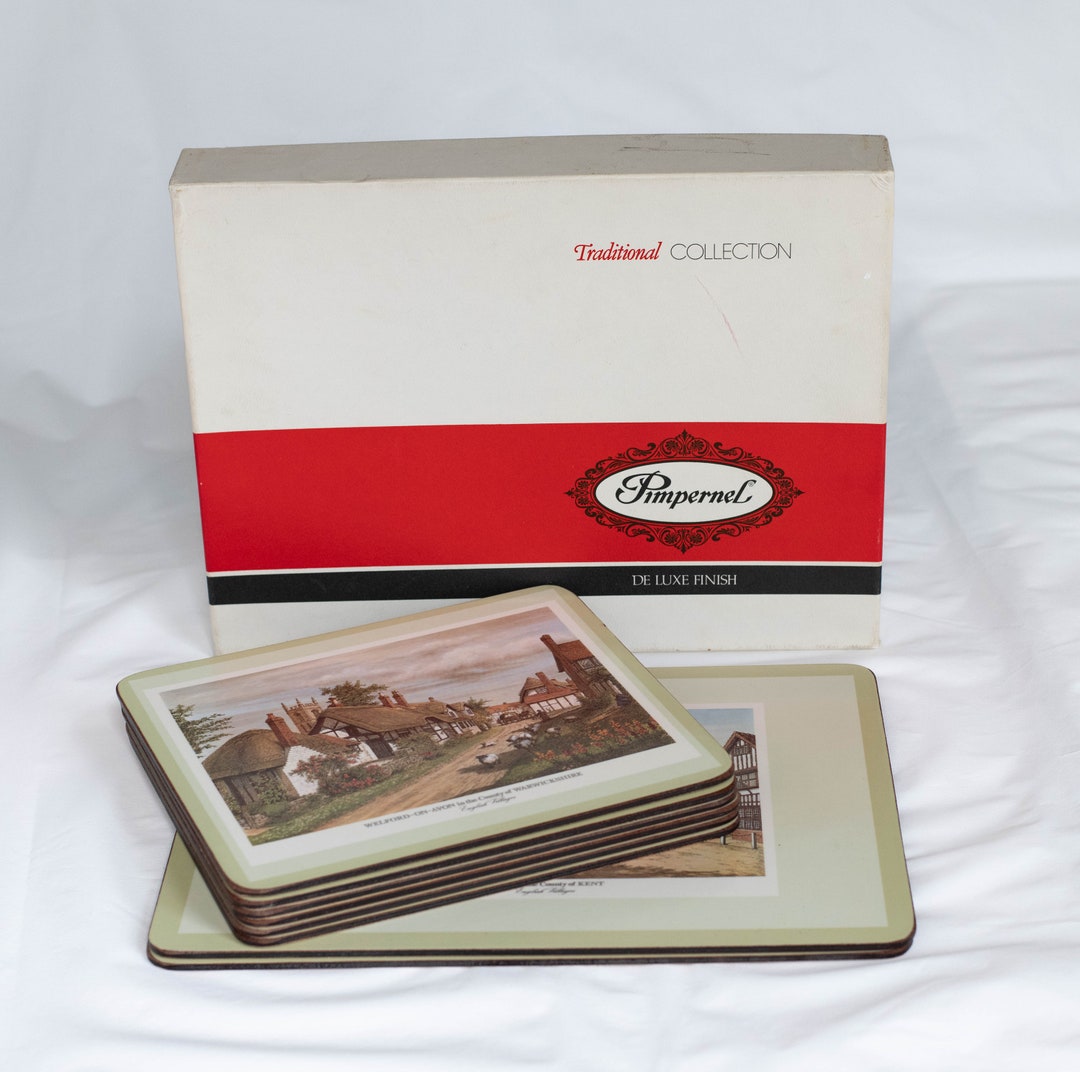 Pimpernel English Villages Traditional Placemats Vintage Etsy