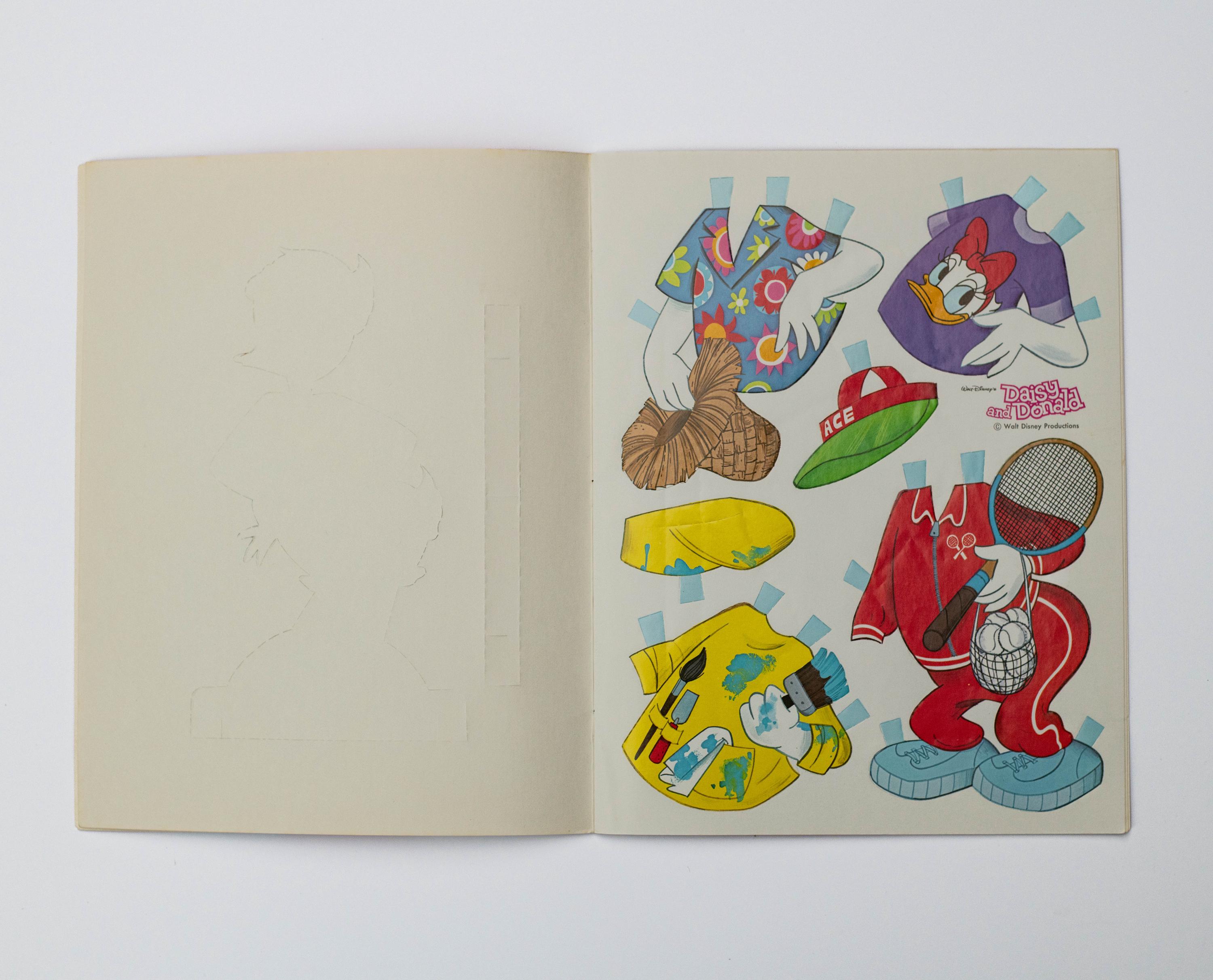 Vintage Daisy and Donald Paper Dolls Book (1986) by Whitman – Walt ...