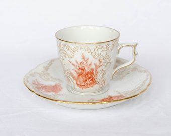 Victorian Style Romeo and Juliet Tea Set, Gold Trim - Etsy