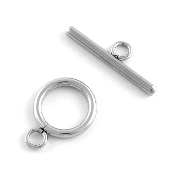 1set--Stainless Steel Toggle, 19.5x14.5mm (B36-5)