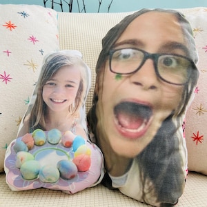 Personalized PHOTO Pillow, Add a Voicebox, Christmas Gift, photo to a pillow, funny gift, sentimental gift, gift in memory of loved one, pet