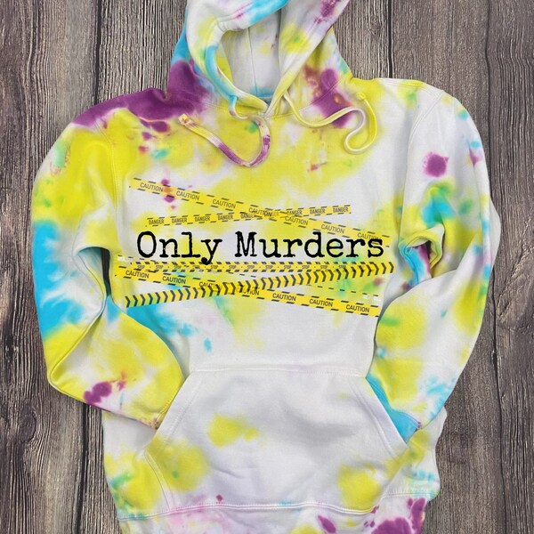 Only Murders in the Building Tie Dye Guy Hoodie - Etsy UK - Only Murders In The Building Tie Dye Sweatshirt