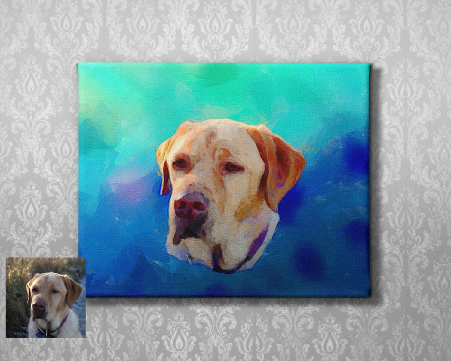 Custom Dog Paintings Puppy Paintings Dog Portraits Dog - Etsy Canada