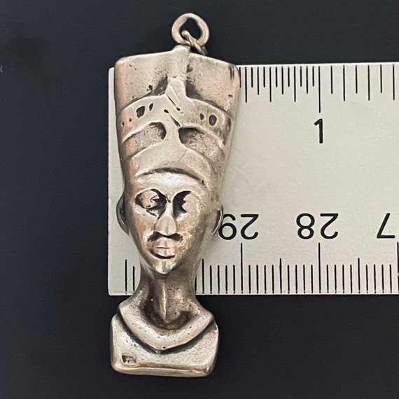 Vintage Egyptian Sterling Silver Queen Nefertiti … - image 8