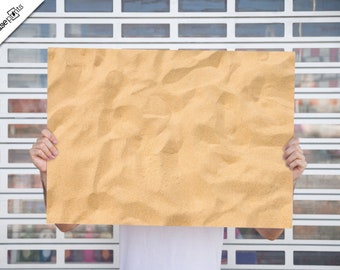 Sand Photography Backdrop: Rigid Flatlay Background Board