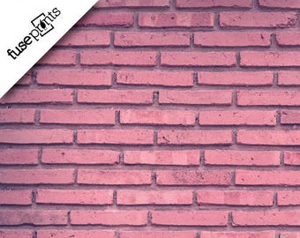Pink Brick Backdrop Etsy Closeup surface grunge stone texture, stonework rock old pattern clean grid uneven bricks design stack. pink brick backdrop etsy