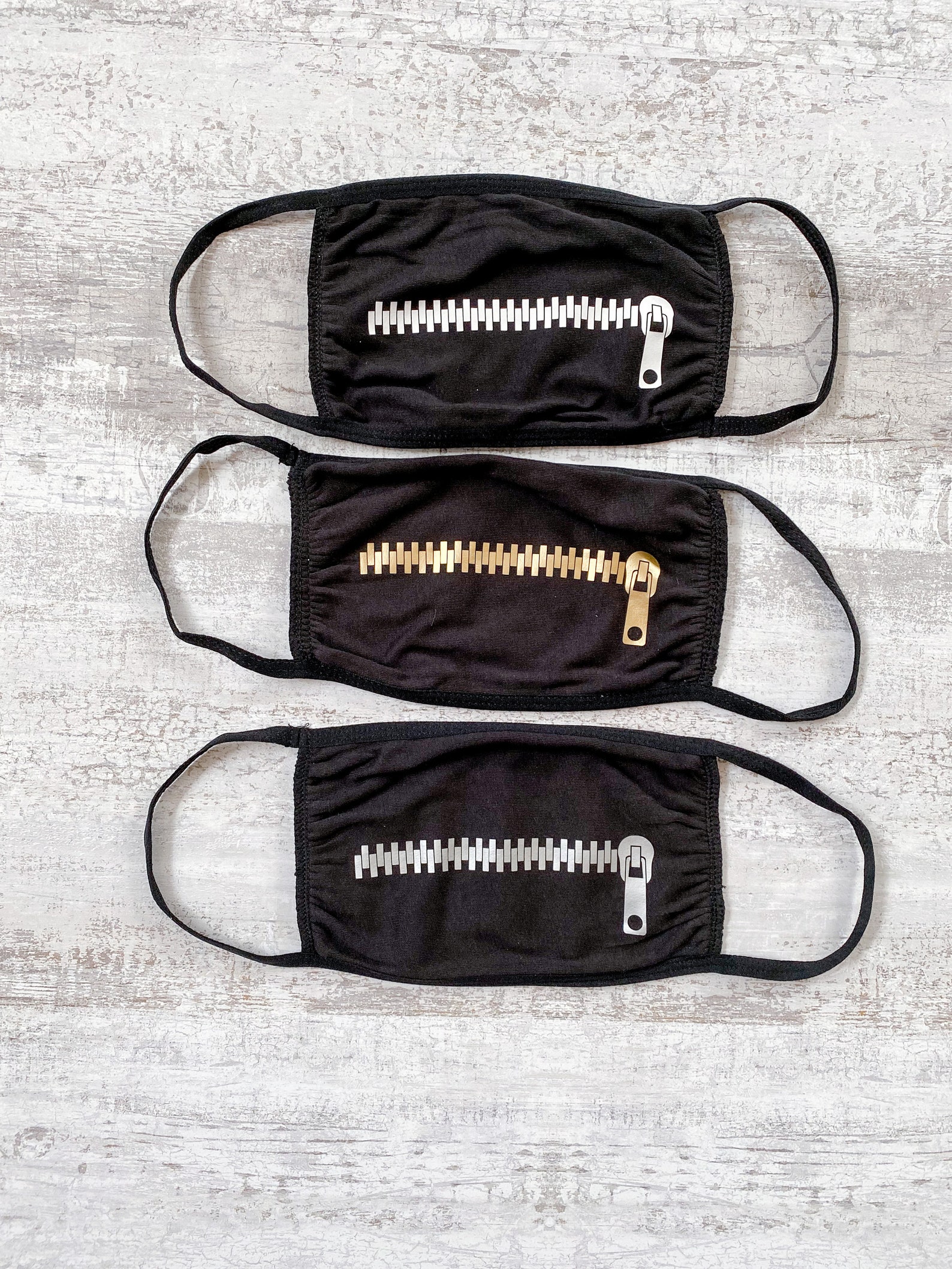 Zipper Design Face Mask Zipper Face Mask Zipper Mouth Face Etsy