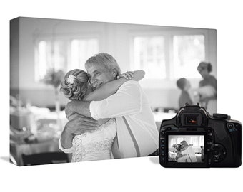 Custom Photo Canvas Print (1.5" Thick): Engagement, Wedding, Portraits