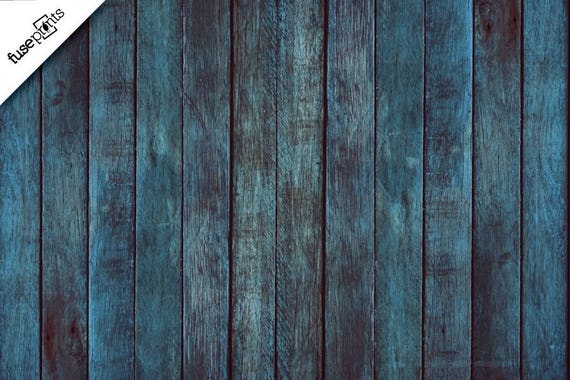 Blue Wood Backdrop,Product Food Pets Wood Photography Backdrops,Wood Planks Printed Waterproof Vinyl Photo Background Props LW-1177