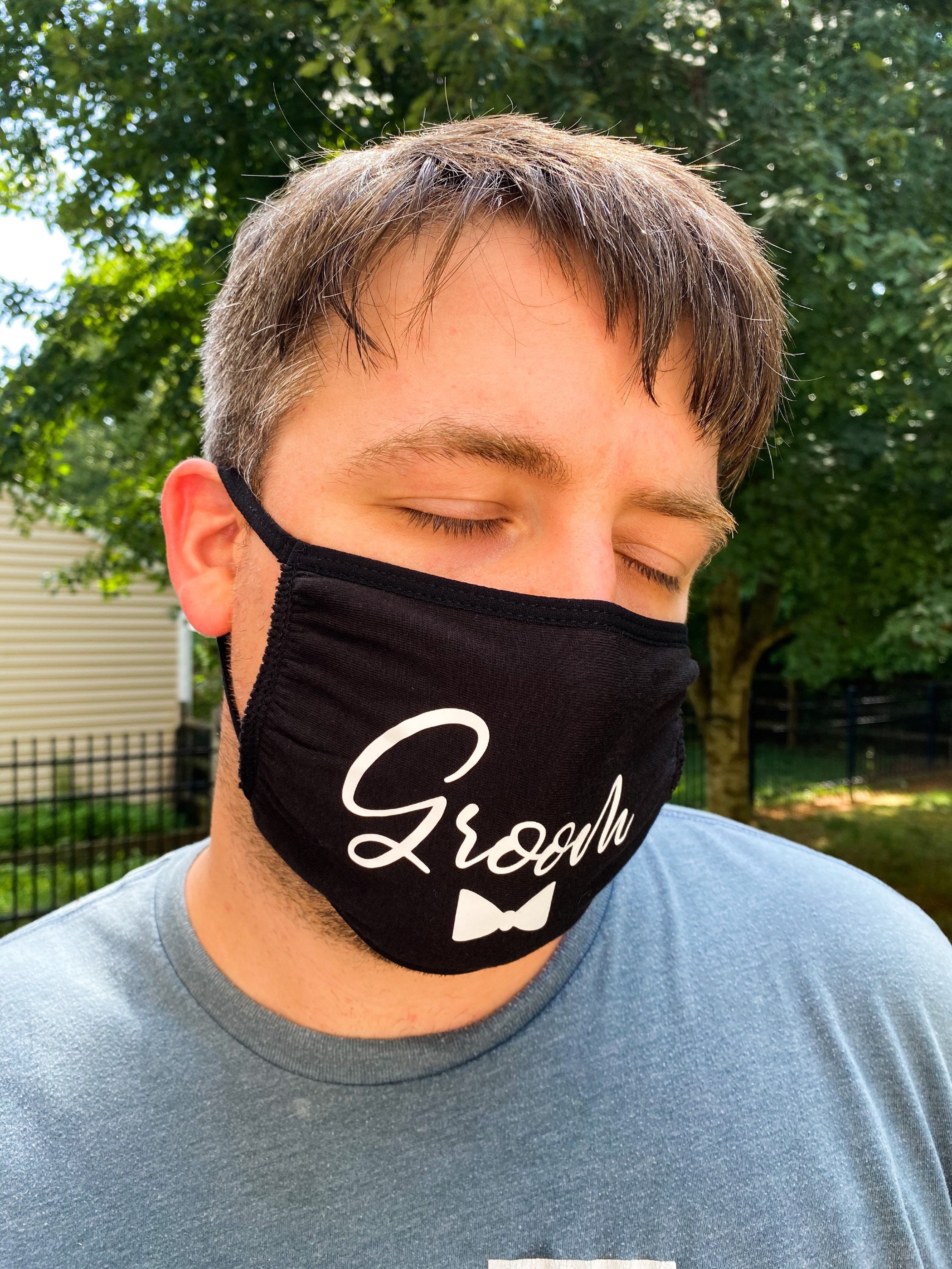 Wedding Guest Face Mask Personalized Wedding Mask Custom Etsy