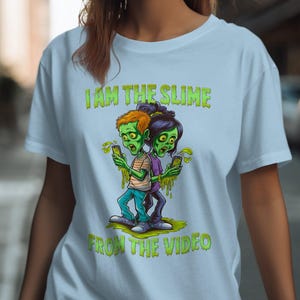Funny Zombie Kids T-Shirt, Cute Halloween Graphic Tee, Creepy Yet Adorable Design, Perfect for Halloween Costume, Unique Gift Idea