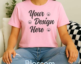 Comfort Colors 1717 Mockup Bundle: 60 Colors, Photoshop & Canva Images (Digital Download)