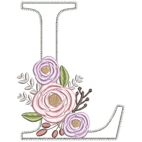 Monogram Letter L - Etsy