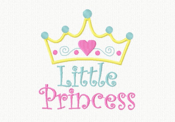 Baby girl embroidery design machine applique little princess  etsy Baby girl embroidery design machine applique little princess  etsy