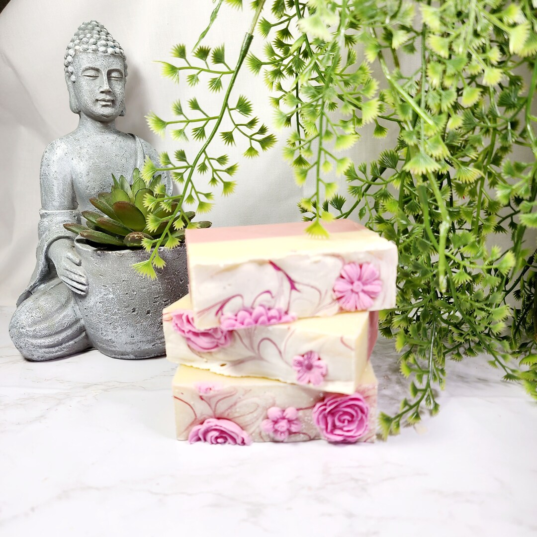 Honeysuckle and Jasmine Soap Bar Cold Process Soap Handmade Etsy