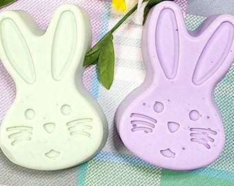 Jabón de leche de cabra con aroma a conejito de Pascua – Jabón perfumado divertido, 142 g