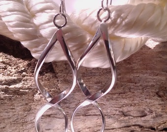 Sterling Silver Modern 8 Earrings