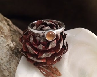 Sterling Silver Citrine Ring