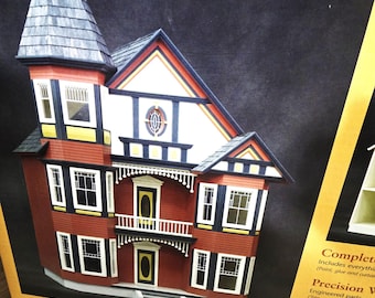 1:12スケール木製ドールハウスキット、アシュリー・アビゲイル