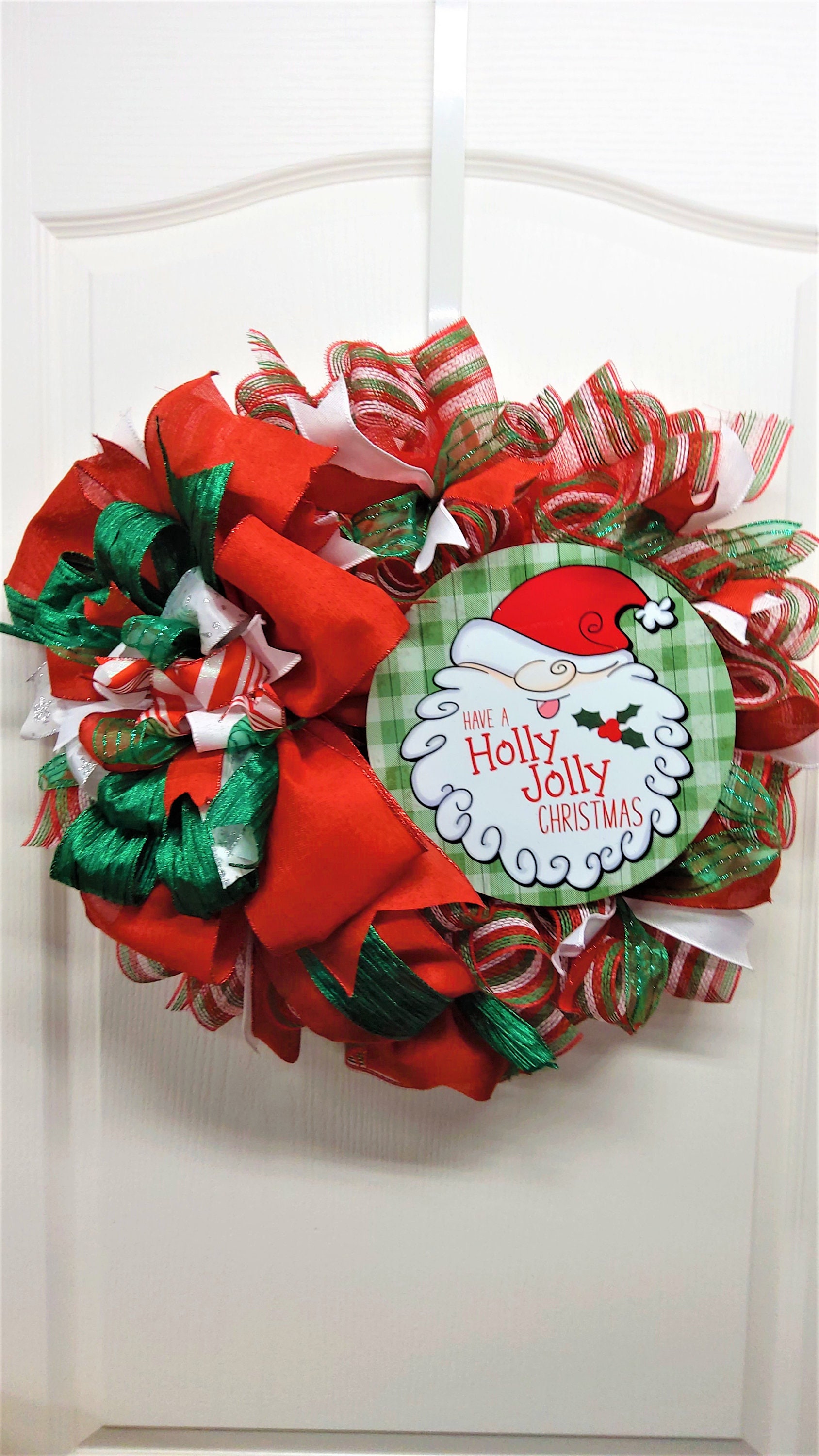 Silver Bells Christmas Holly With Ornate Decorative Border Wreath  Sign-christmas-sublimation-attachment-decor 
