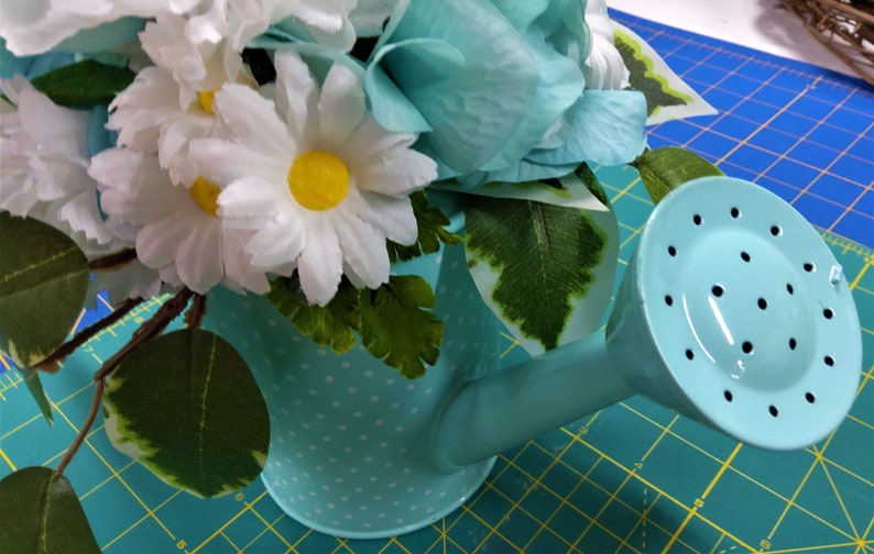 Spring Watering Can Centerpiece Etsy