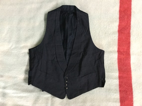 1940s Formal Tuxedo Waistcoat