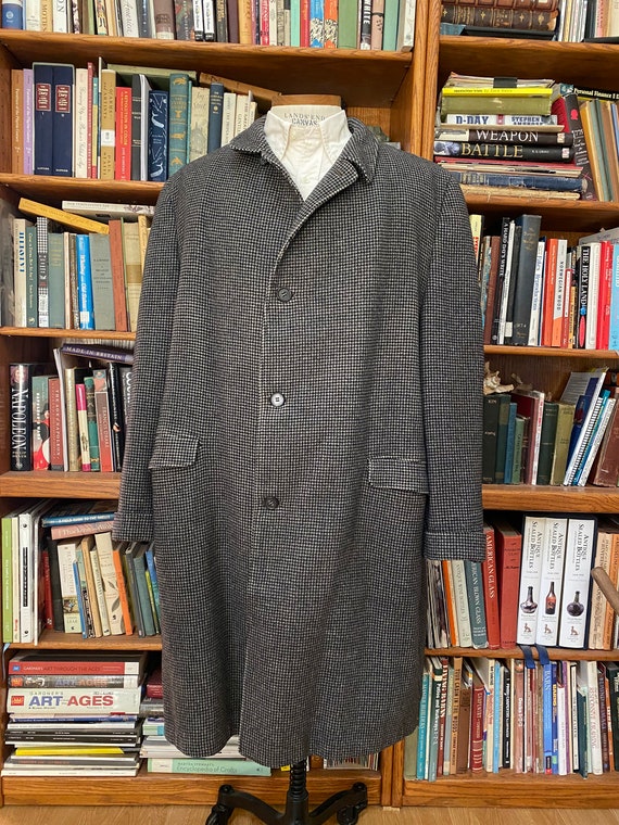 1950s Wool/Cashmere Overcoat - XL