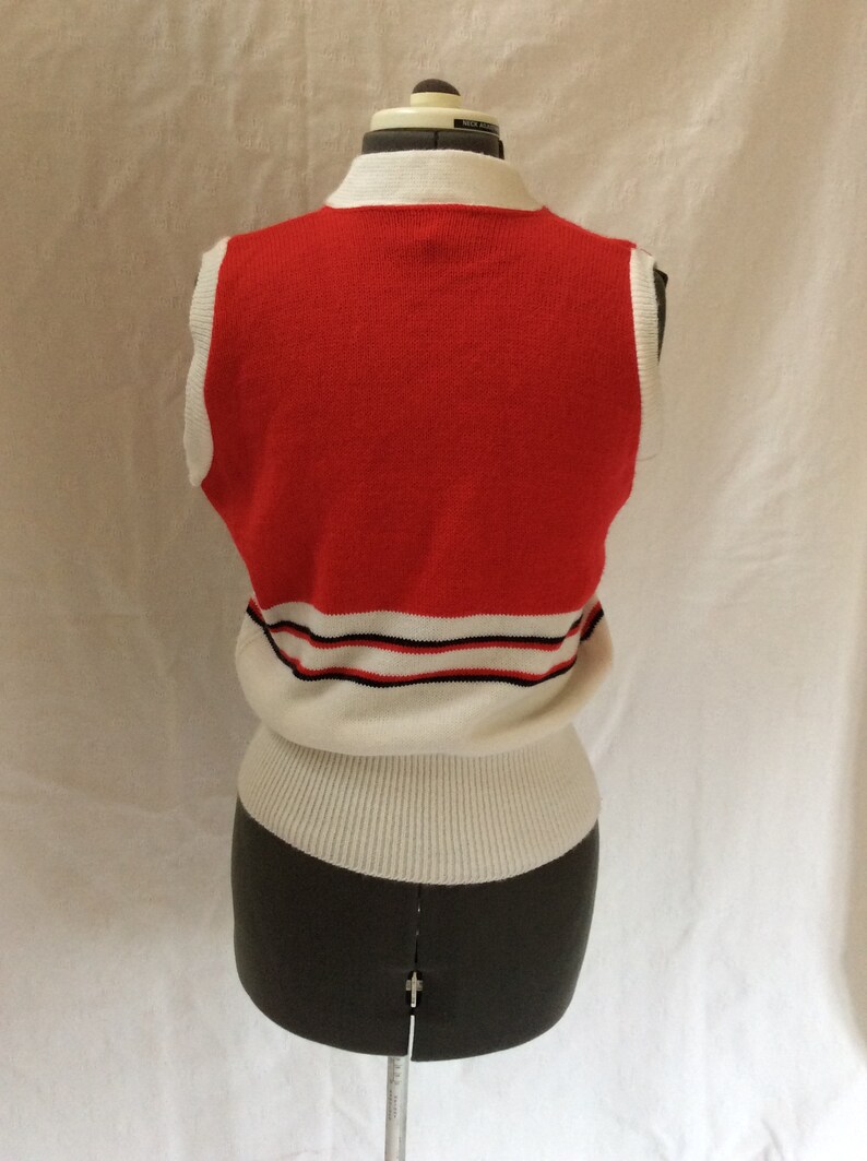 1980s Cheerleading Sweater Vest