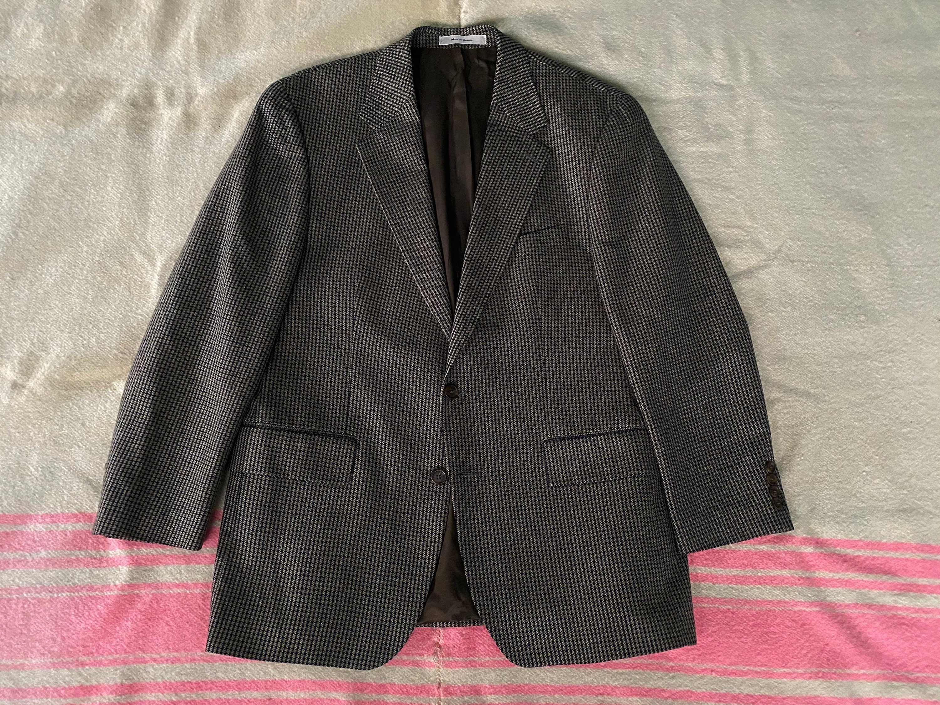 chaps houndstooth sport coat