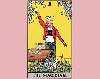 MAGICIAN Sticker – Preppy Witch Tarot