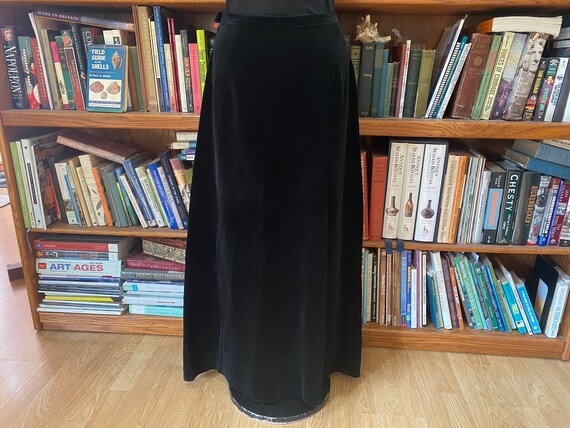 1960s Velvet Maxi Skirt