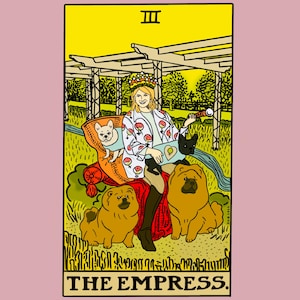 The Empress Framed Poster Tarot Card