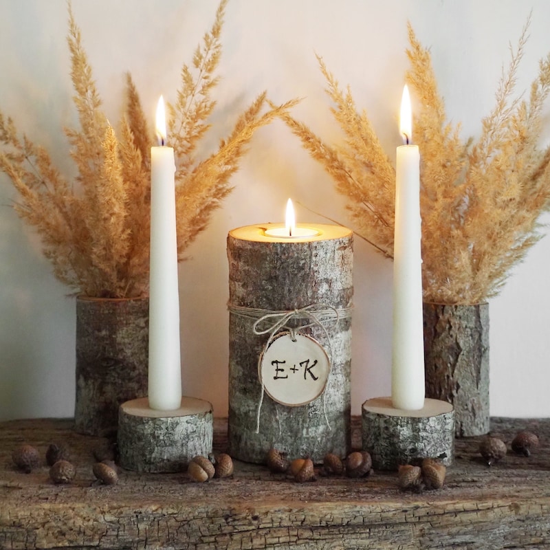 Rustic Unity Candle - Etsy