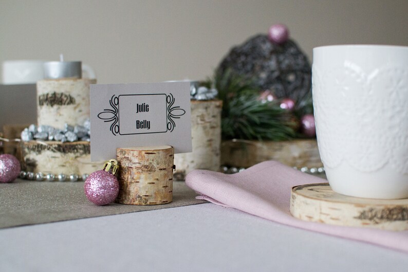 Birch Branch Place Card Holders Woodland Outdoor Country Wedding Table Number Holders Barn Wedding Decor 36pcs Name Card Holders