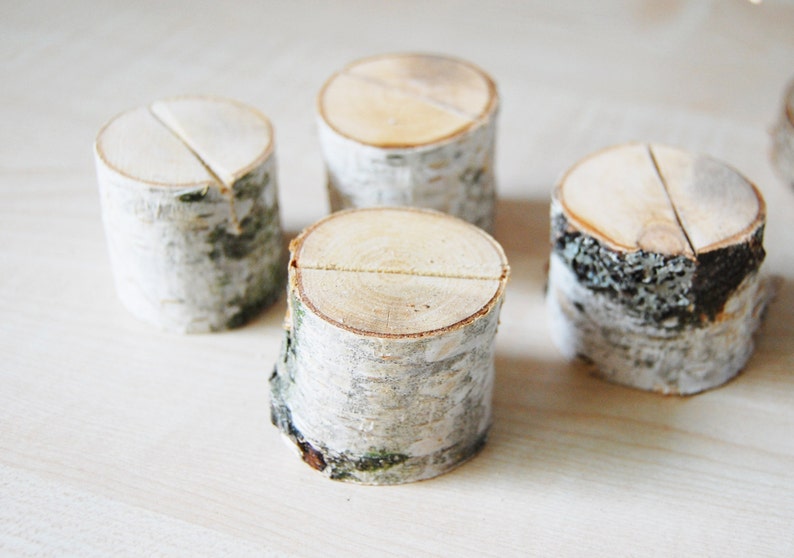 Birch Branch Place Card Holders Woodland Outdoor Country Wedding Table Number Holders Barn Wedding Decor 36pcs Name Card Holders