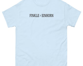 Finkle = Einhorn Graphic Tee, maglietta in cotone da uomo