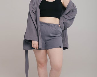 Organic Cotton Shorts / GREY