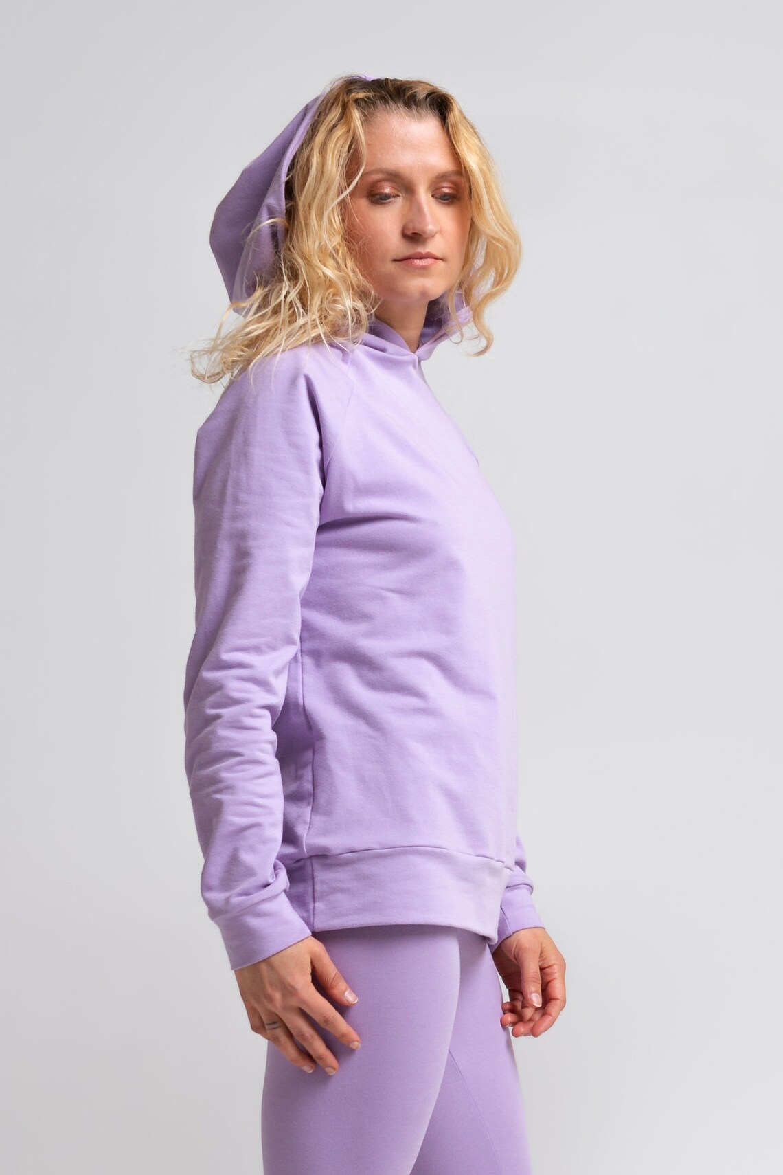 LILAC Organic cotton pullover sweatshirt Etsy