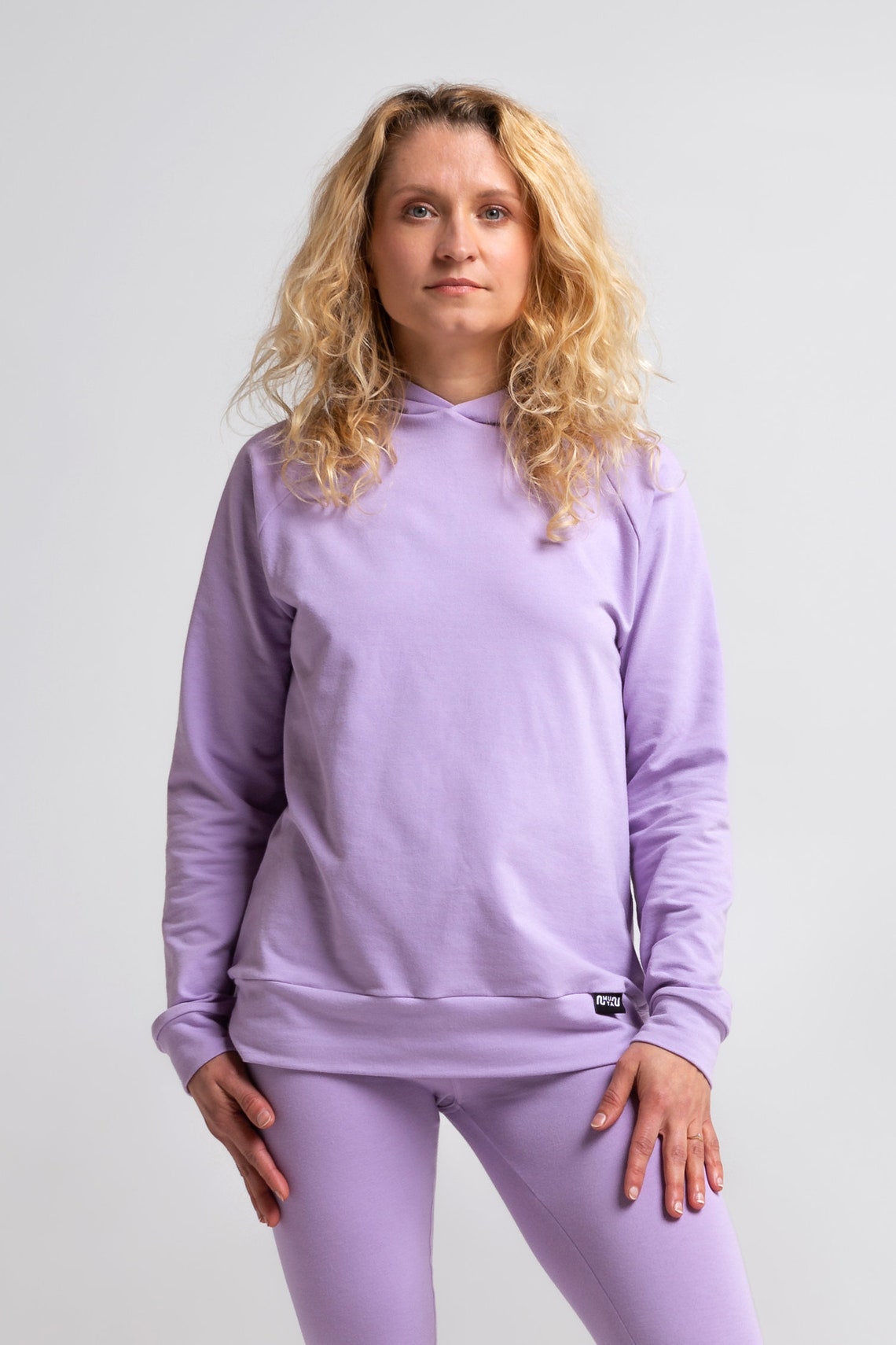 LILAC Organic cotton pullover sweatshirt Etsy