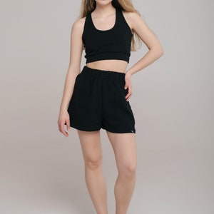 Organic Cotton Shorts / BLACK image 1